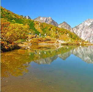 白馬の壮大な自然