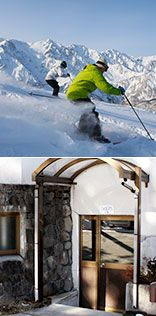 スキーヤー専用出入口